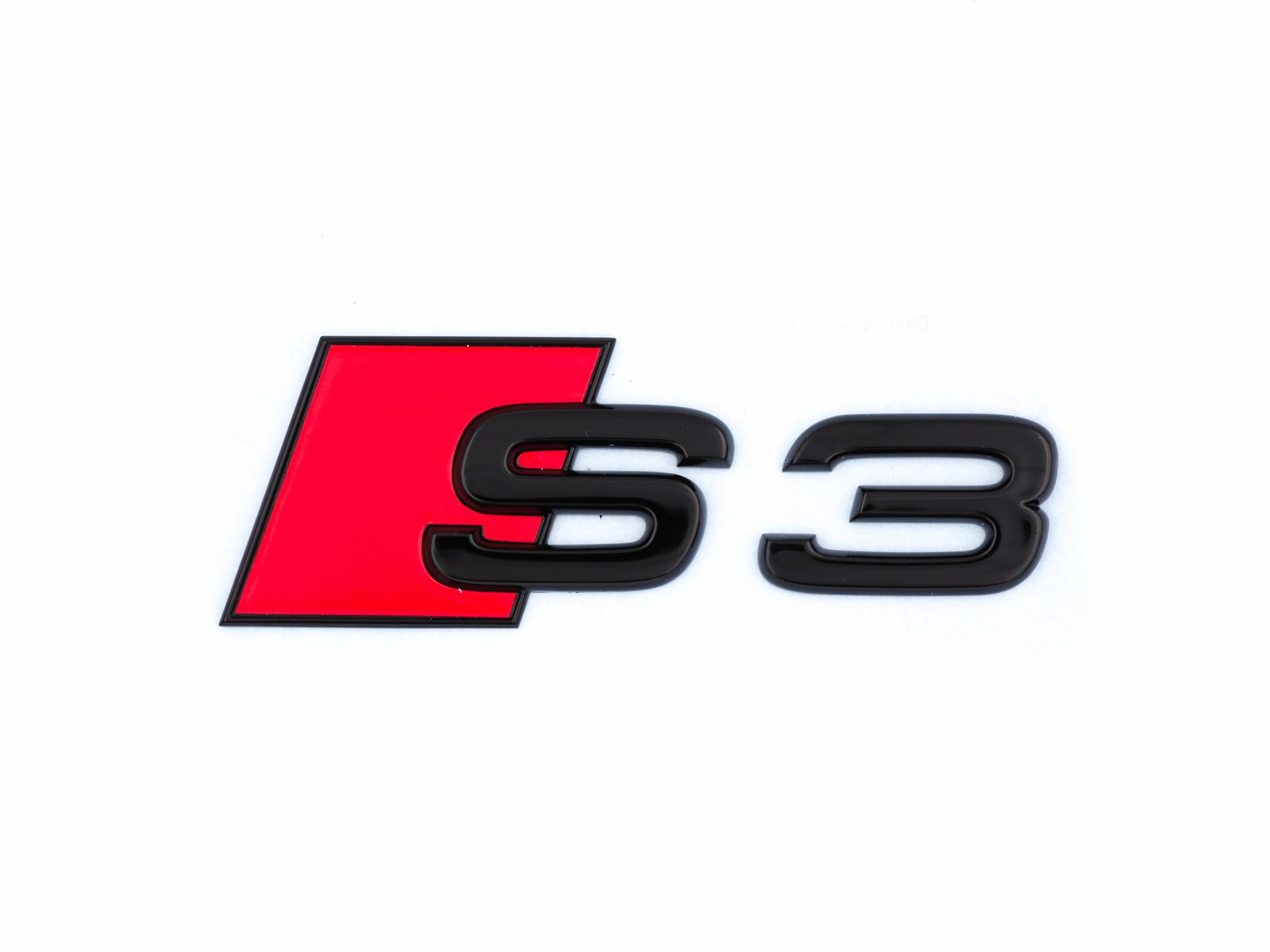 Audi S3 Schriftzug schwarz glanz hinten Heckklappe