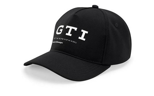VW GTI Cap schwarz Baseballcap 5HV084300  041