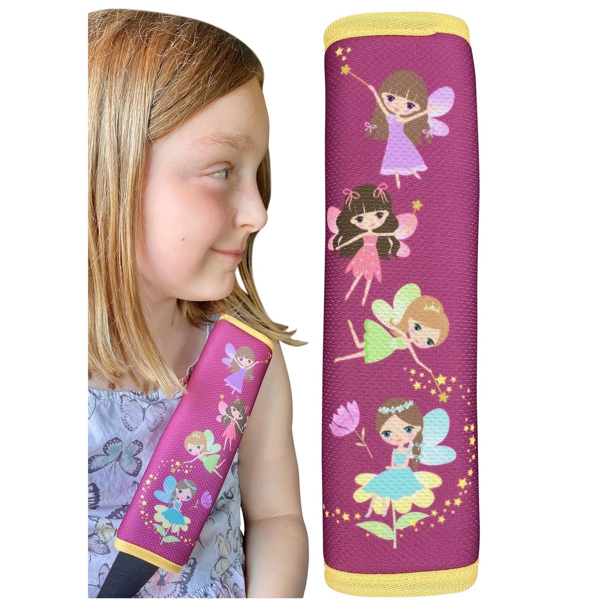 Heckbo Auto Gurtschoner Fee-Design 1er Pack