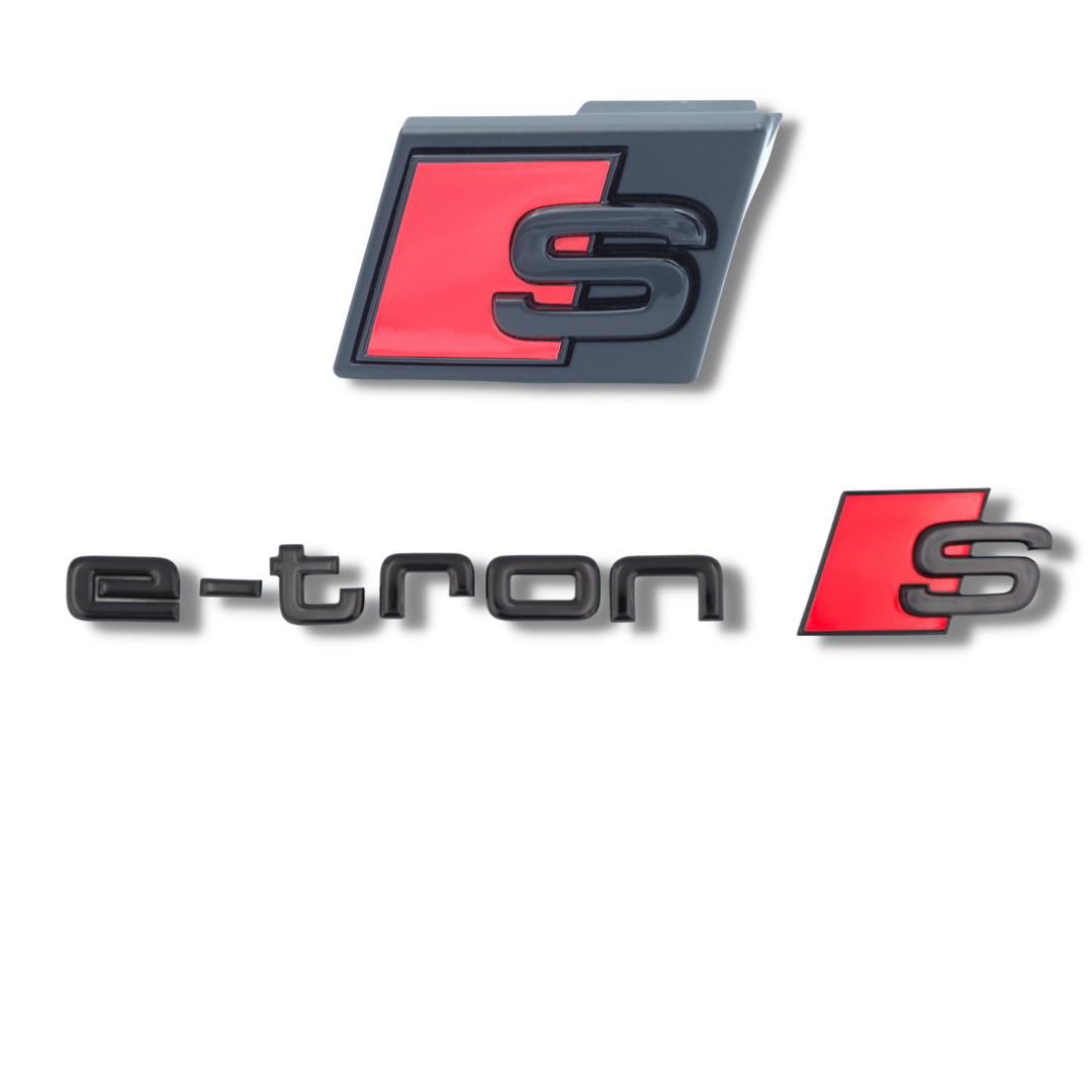 Audi e-tron S Schriftzugpaket schwarz
