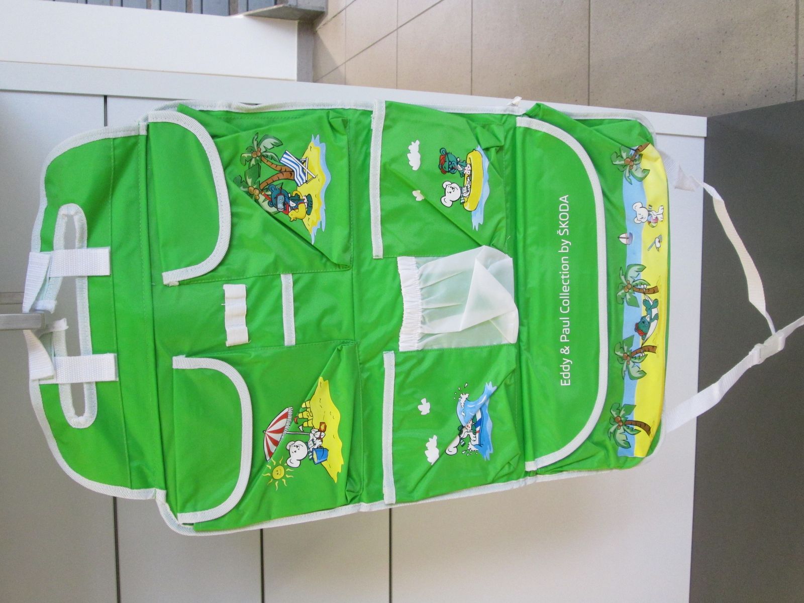 Original Skoda Autositztasche Eddy & Paul Rücksitz Organizer Kinder MVF12-905