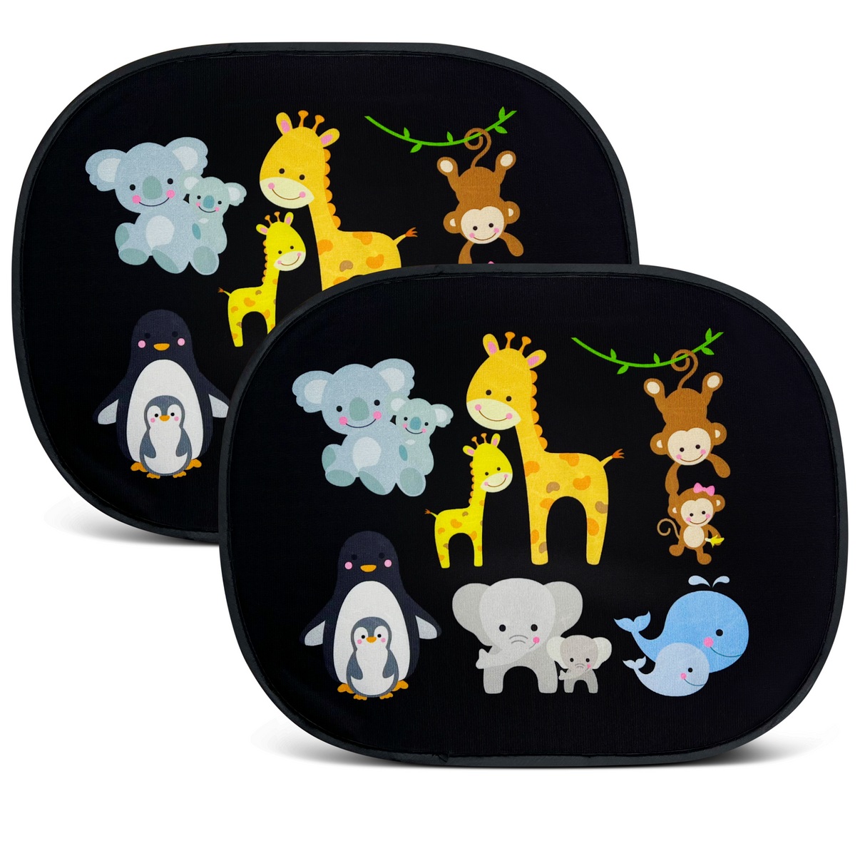 Heckbo Auto Sonnenblende Tier-Motive 44cm x 36cm