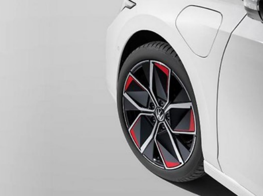 Felgen-Insert Red Blade, für Felge Leeds, Tornadorot für Golf und Golf Variant 5H0071214E