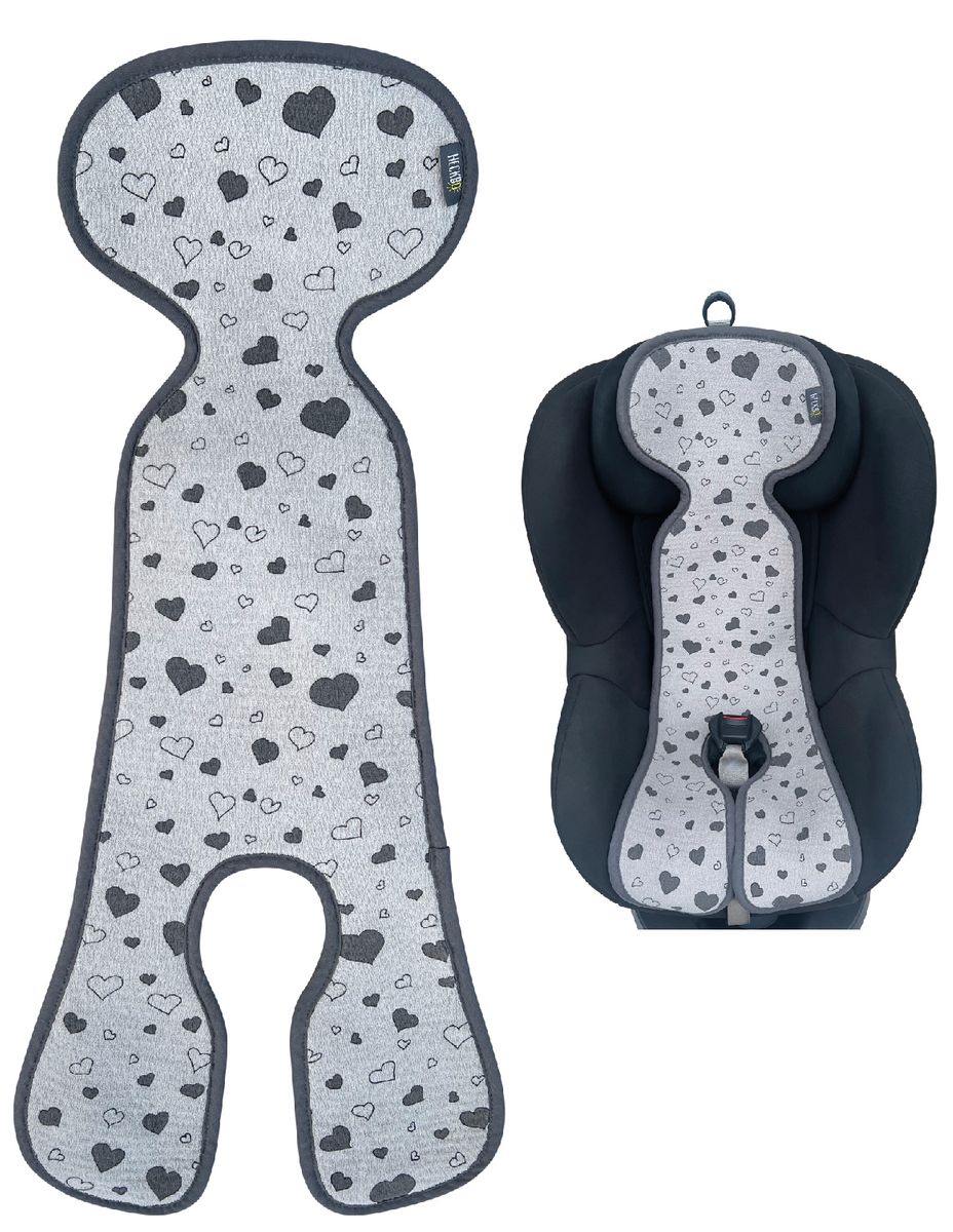 Heckbo Auto Sitzauflage Kinder Herzen-Design
