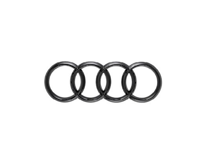 Audi Ringe schwarz für das Heck