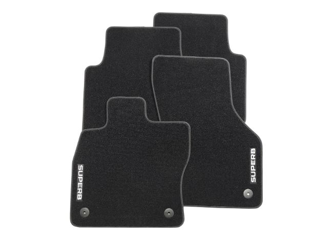 Original Skoda Superb 3V Textilfußmatten Autoteppich Fußmatten 3V1061404A