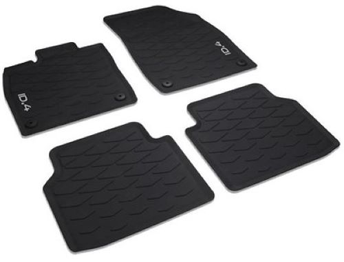 NEU Original Volkswagen ID.4 Gummifußmatte Allwettermatte vorne & hinten