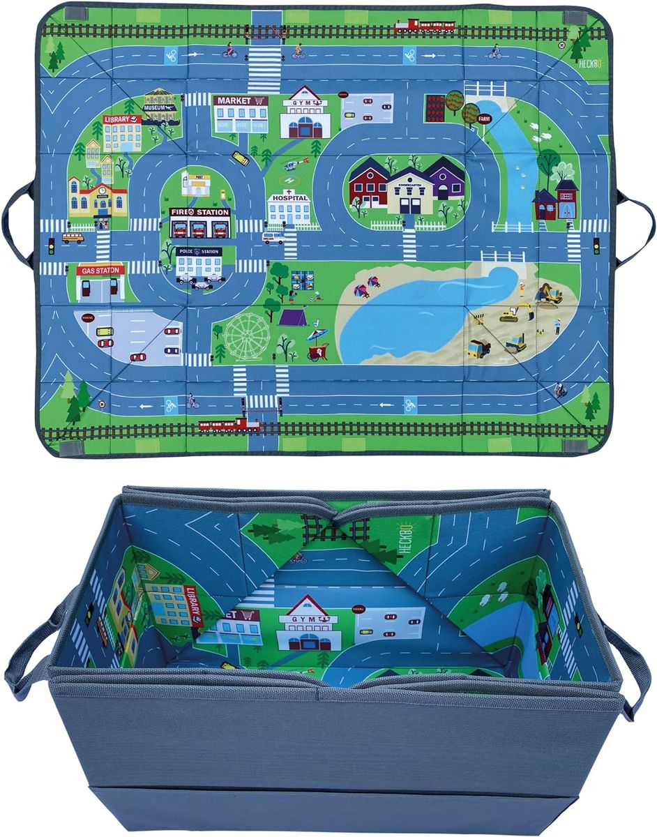 Heckbo Auto 4 in 1 Organizer Straßendesign