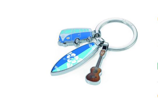 Original Volkswagen Bulli Surfbrett Gitarre Schlüsselanhänger Z  087213  ST1