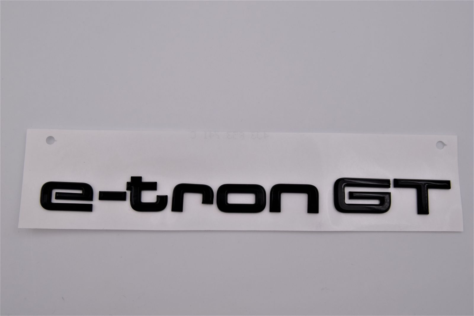 Original Audi e-tron GT Schriftzug Schwarz Heckklappe