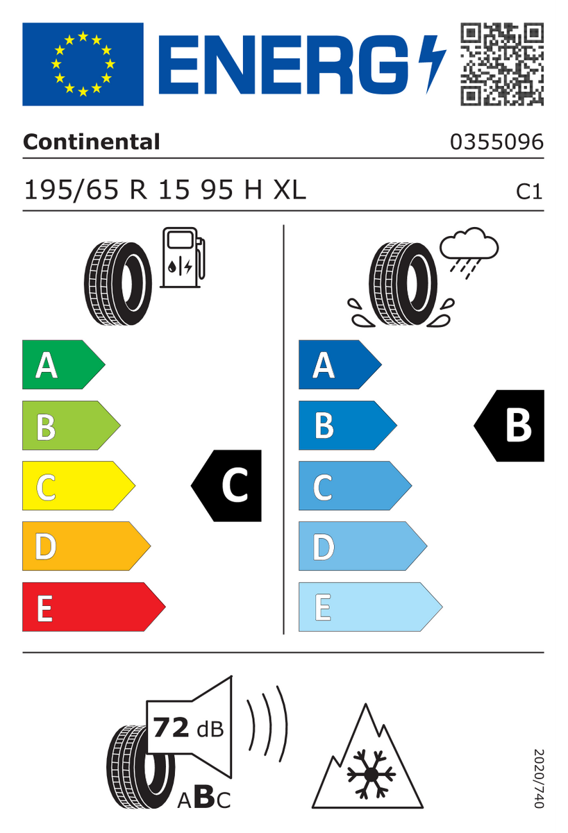 Continental AllSeasonContact 195/65 R15 95H XL
