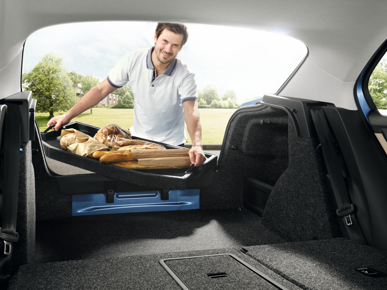 Herausnehmbare Kofferraumwanne Skoda Original