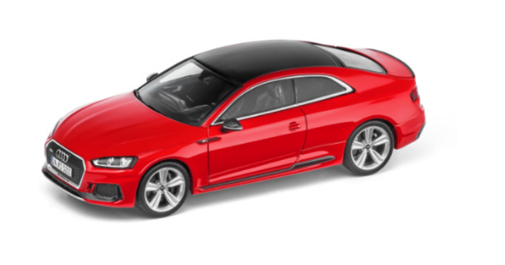 Audi Sport RS 5 Modellauto 1:43 Misanorot Sammlerstück