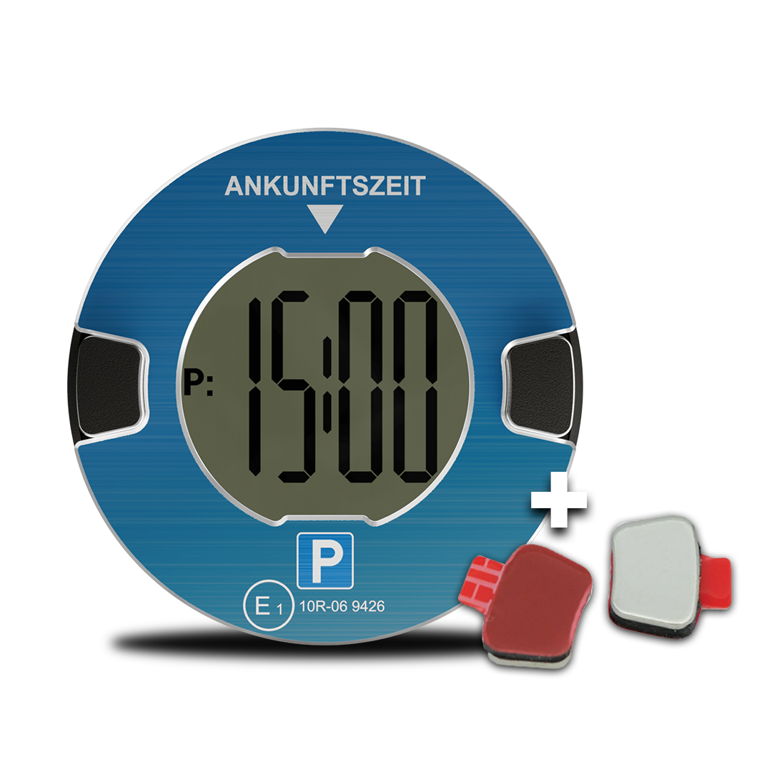 OOONO Park (blau) & Ersatzmagneten Set, Automatische Parkscheibe