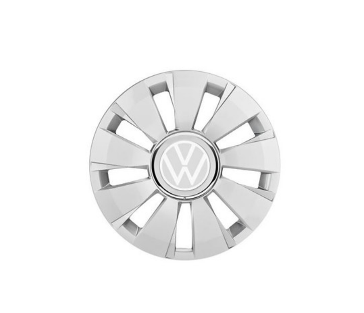 Original VW e-up! Radzierblenden-Satz Radblenden Zierkappen silber 14 Zoll 1S0071454B YEH