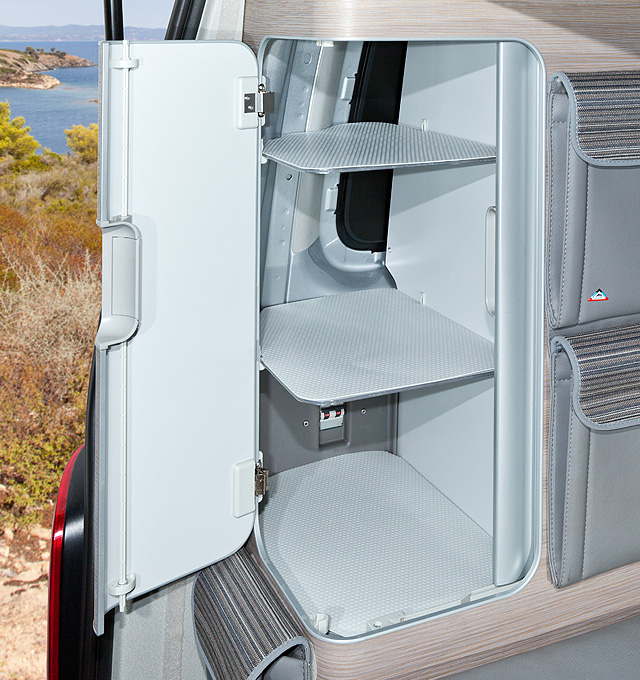 Brandrup Antirutsch-/Schutzmatten für VW T6/T5 California Ocean/Coast/Comfortline, 6er-Set