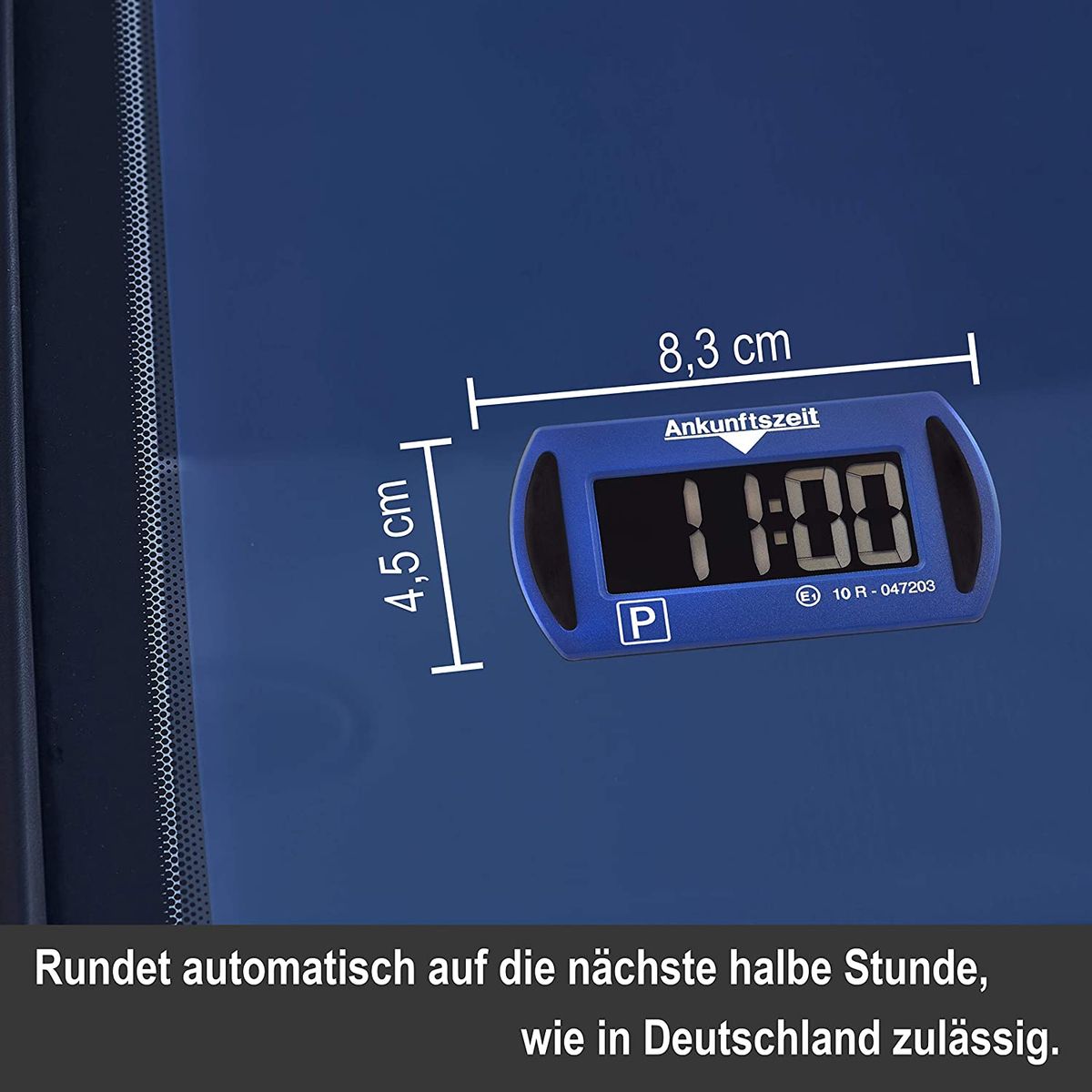 Needit Park Mini blau elektronische Parkscheibe digitale Parkuhr