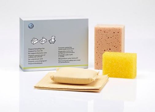 Original VW Pflege-Set Schwämme, Autoschwämme Reinigungsschwämme 000096166A